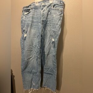 Old Navy Sky-Hi Straight Jeans Size 20 Extra High-Rise Secret-Smooth Pockets